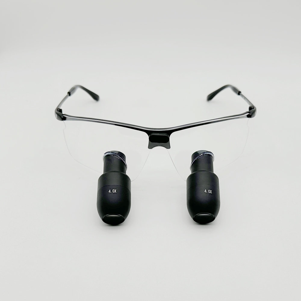 New Sporty Custom-Made TTL Prismatic (Kepler) Dental Surgical Loupes 4.0X 5.0X 6.0X With  Sporty Titanium Frames