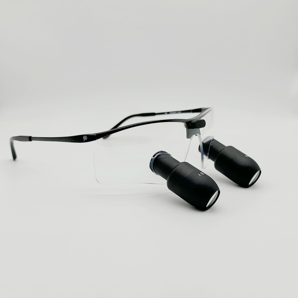 New Sporty Custom-Made TTL Prismatic (Kepler) Dental Surgical Loupes 4.0X 5.0X 6.0X With  Sporty Titanium Frames