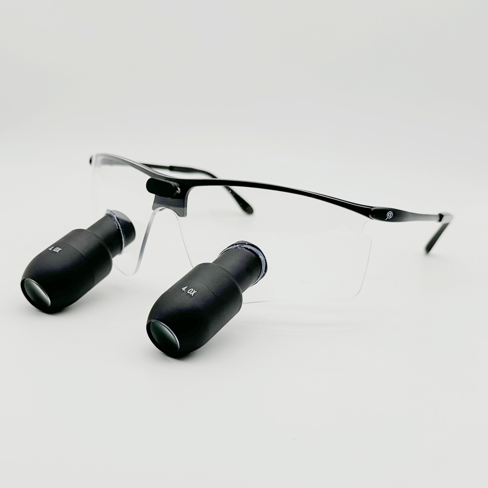 New Sporty Custom-Made TTL Prismatic (Kepler) Dental Surgical Loupes 4.0X 5.0X 6.0X With  Sporty Titanium Frames