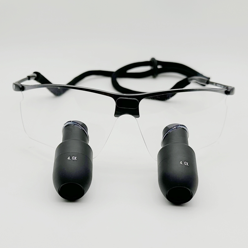 New Sporty Custom-Made TTL Prismatic (Kepler) Dental Surgical Loupes 4.0X 5.0X 6.0X With  Sporty Titanium Frames
