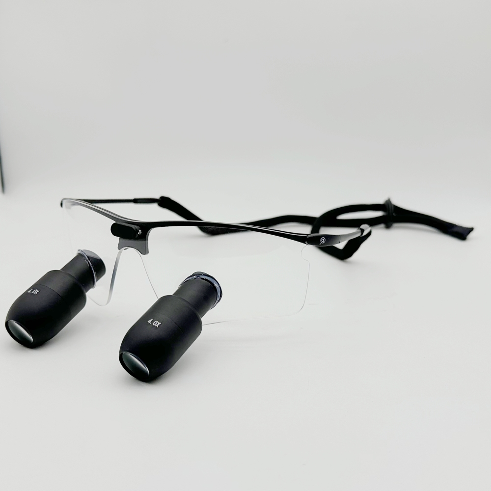 New Sporty Custom-Made TTL Prismatic (Kepler) Dental Surgical Loupes 4.0X 5.0X 6.0X With  Sporty Titanium Frames