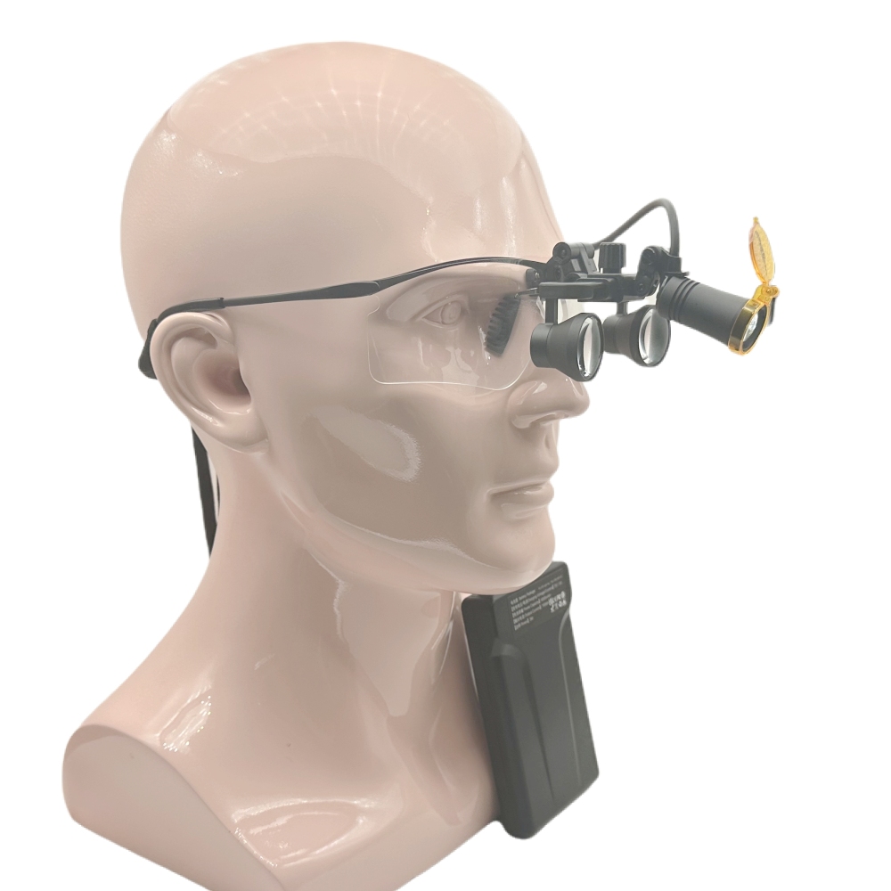 CHL-Pro Flip Up dental loupes surgical Loupes 2.5x 3.0x 3.5x with New Sporty Titanium Frames CHL-Pro series