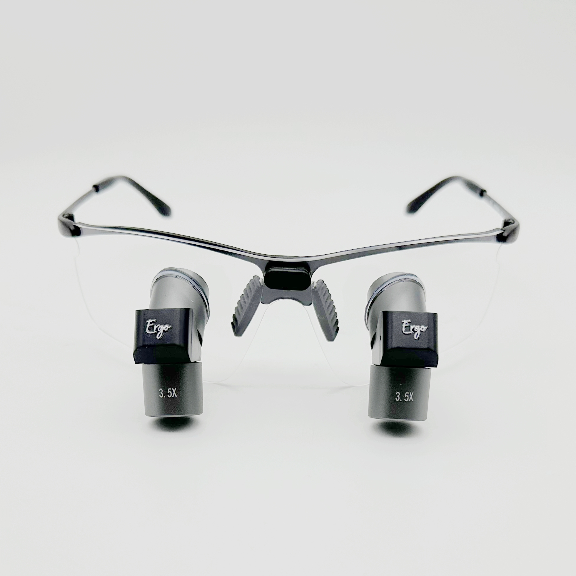 TTL Ergo Pro Loupes 3.5x 4.5x 5.5x 6.5x  Sporty Titanium Frames with Light CHL-JCM08P-CP