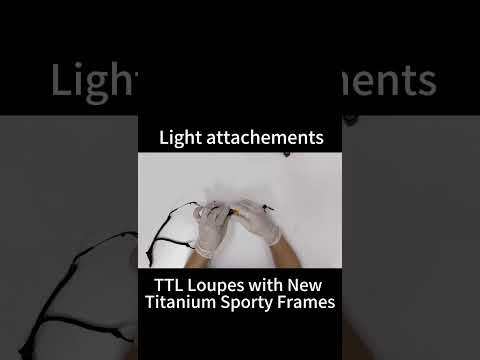 New Sporty TTL Dental loupes Surgical loupes Medical Magnifying Glasses 2.5x 3.0x 3.5x Titanium Frames