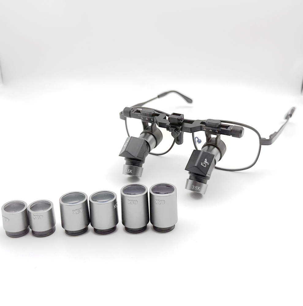 Flip Up Ergonomic  Magnetic Interchangebale Magnificaiton Loupes