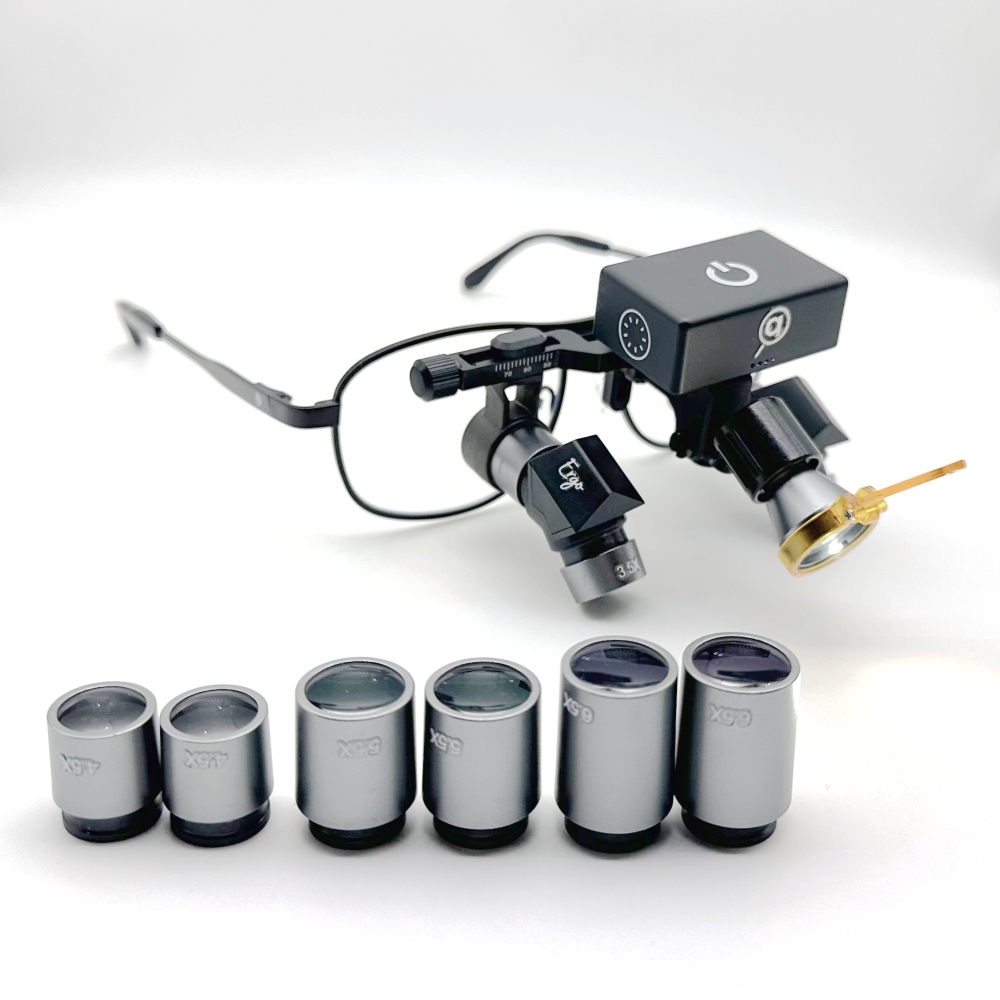 Flip Up Ergonomic  Magnetic Interchangebale Magnificaiton Loupes