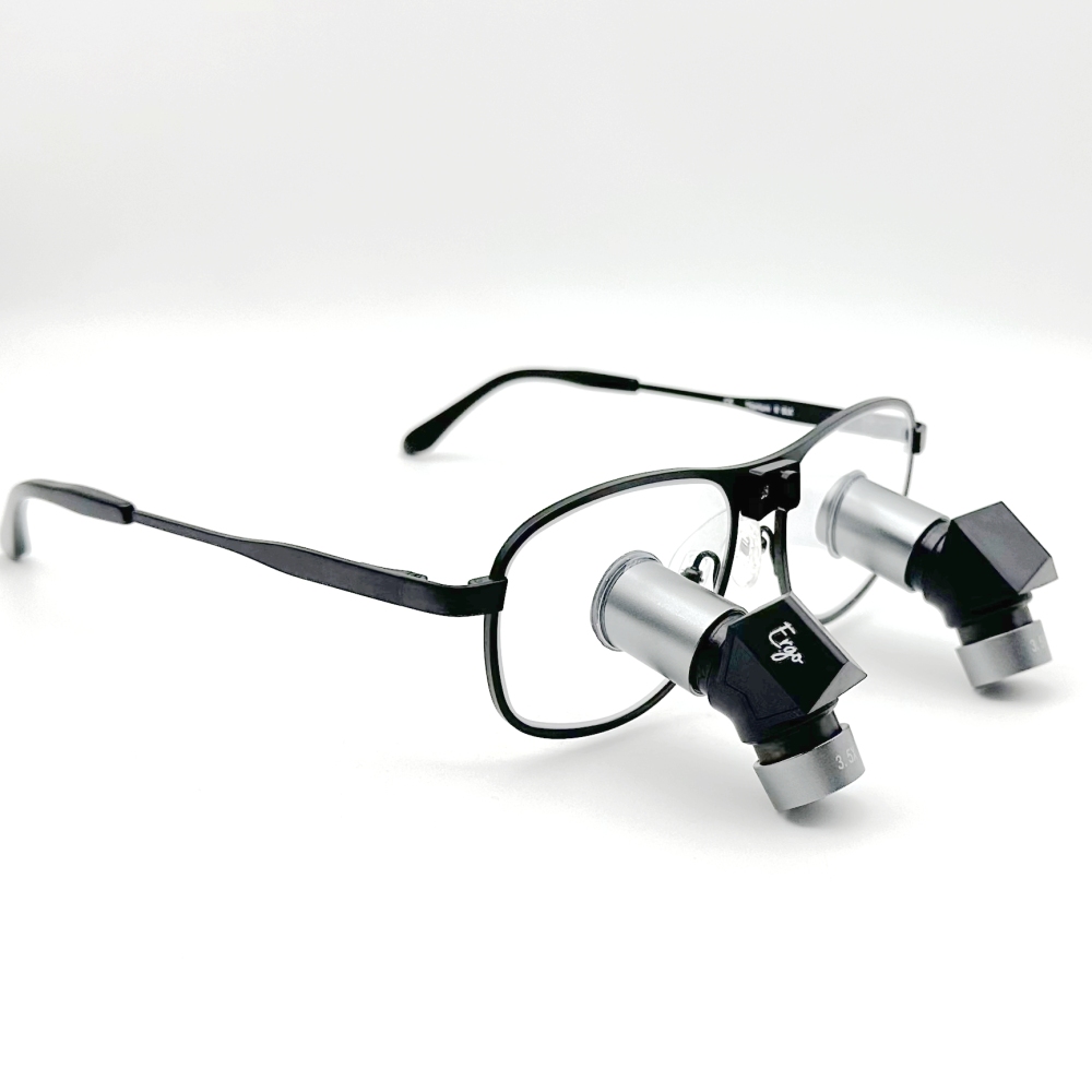 Magnetic Interchangeable Magnification TTL Ergonomic Loupes 3.5x 4.5x 5.5x 6.5x with Pure Titanium Frames