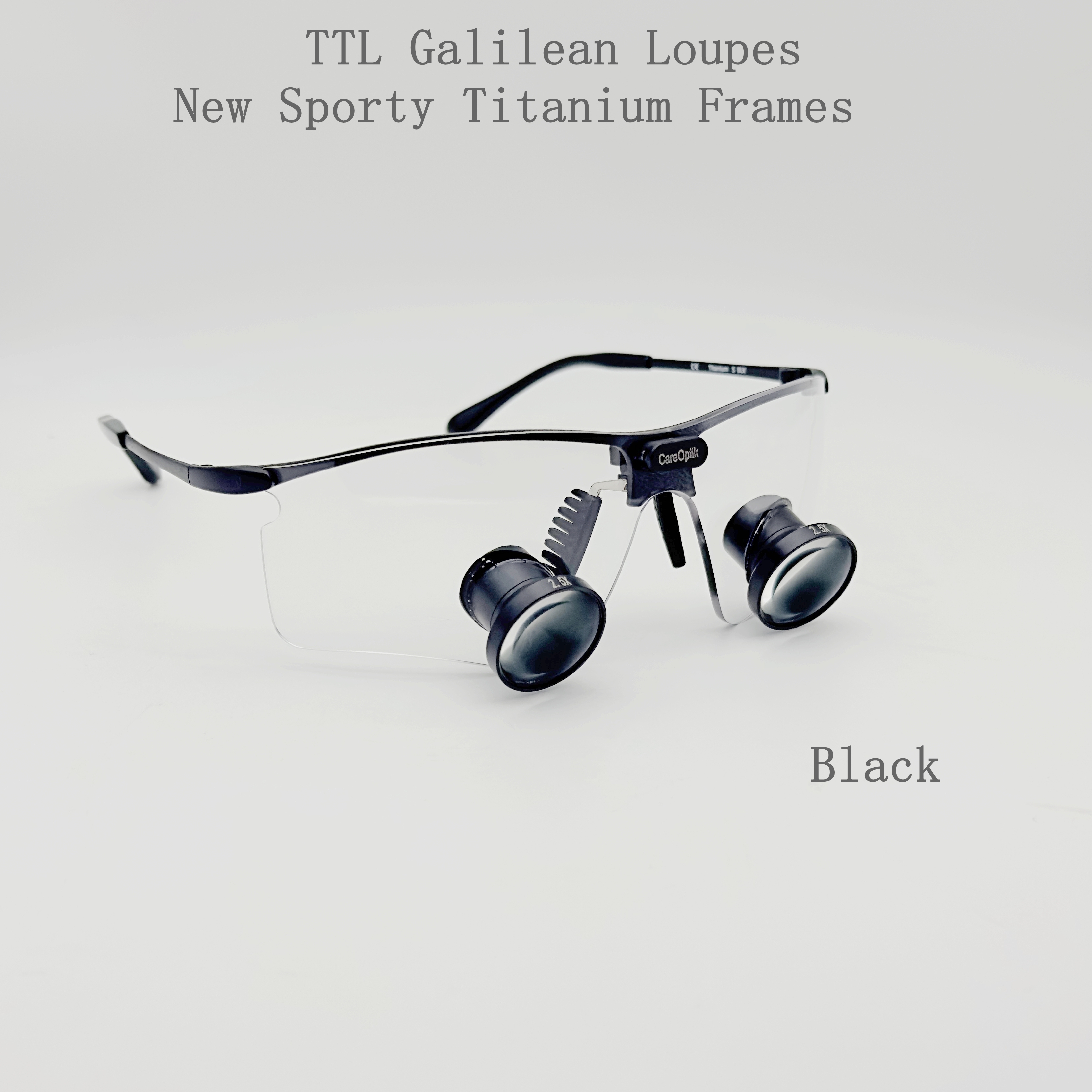 TTL Dental loupes Surgical loupe 2.5x 3.0x 3.5x New Sporty Titanium Frames
