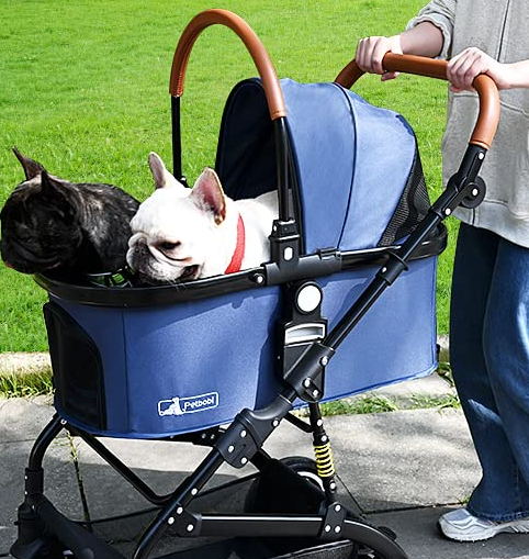 Double Pet Strollers for Small Dogs