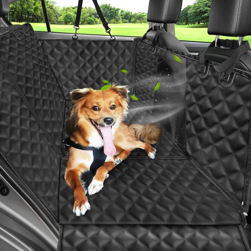 4-in-1 Dog and Car Seat Cover for Back Seat