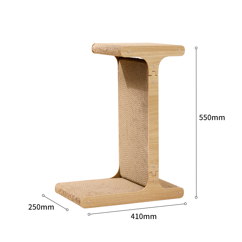 T shape cat scratch board + play post stand