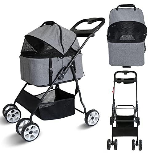 3-in-1 Folable Pet Trolley