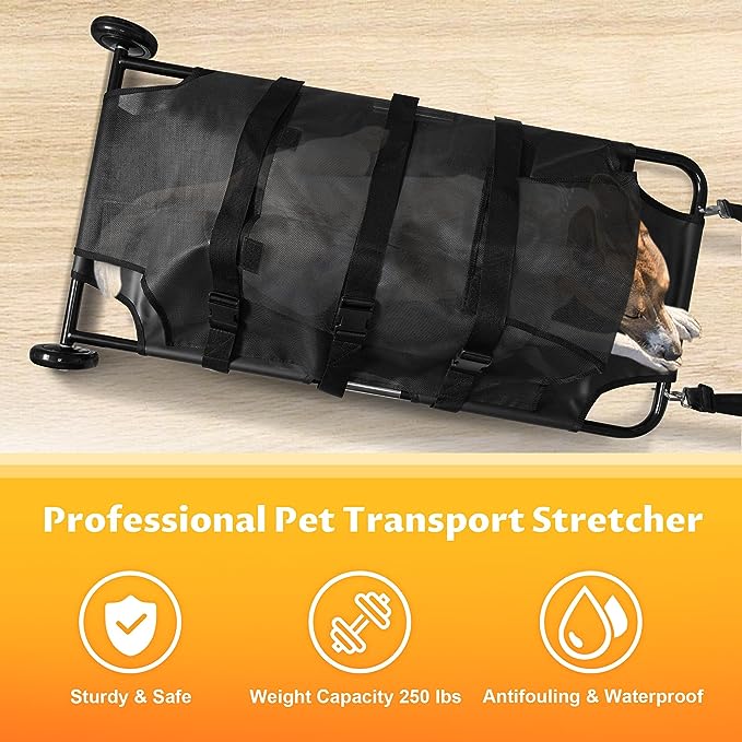 Animal Transport Stretcher Dog Emergency Carry Stretcher for Large Pet