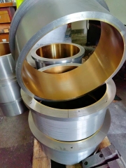 Steel-bronze composite bushing