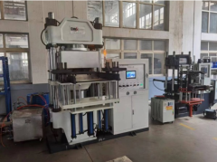 Graphite bipolar plate vacuum hot press fomer