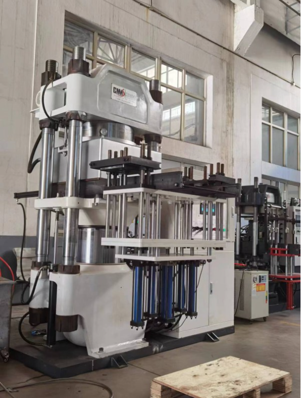 Graphite bipolar plate vacuum hot press fomer