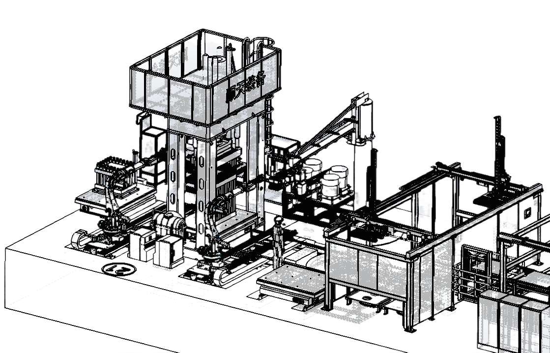 PEM Electrolyzer Cell Stack Assembly production line