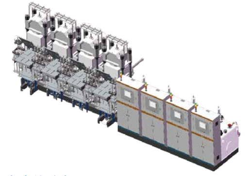 Flexible Graphite Bipolar Plate Molding Production Line