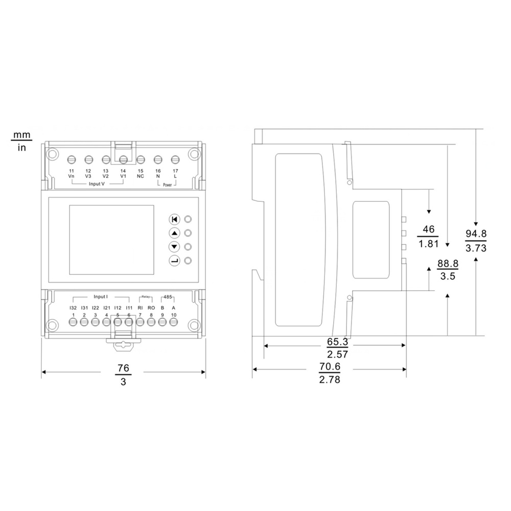 3 phase energy data logger with CTs