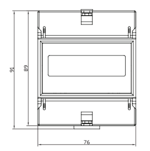 single phase din rail multifunction power meter