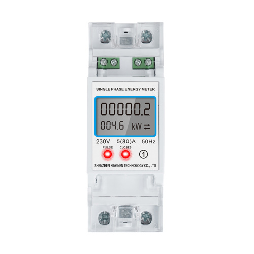 single phase din rail power meter