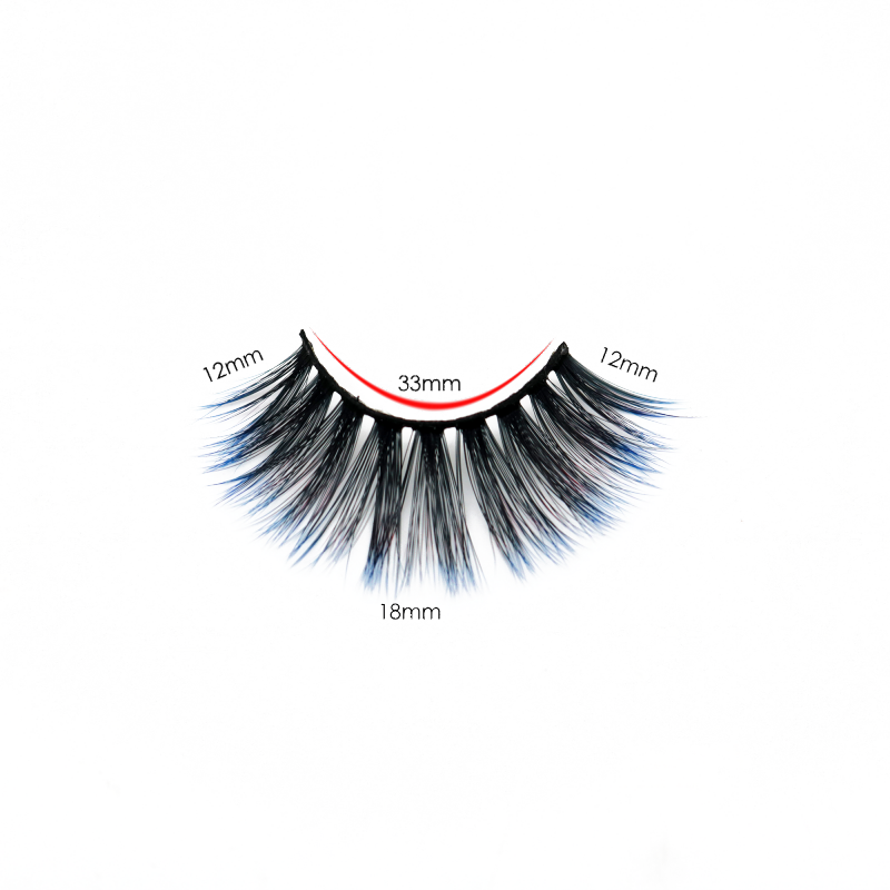 Colorful eyelashes
