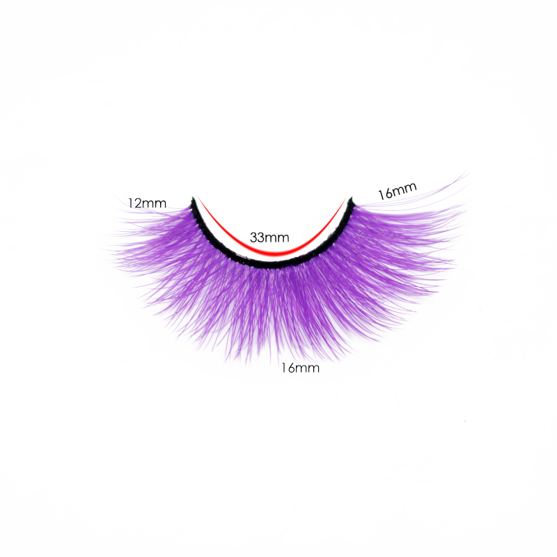 Colorful eyelashes