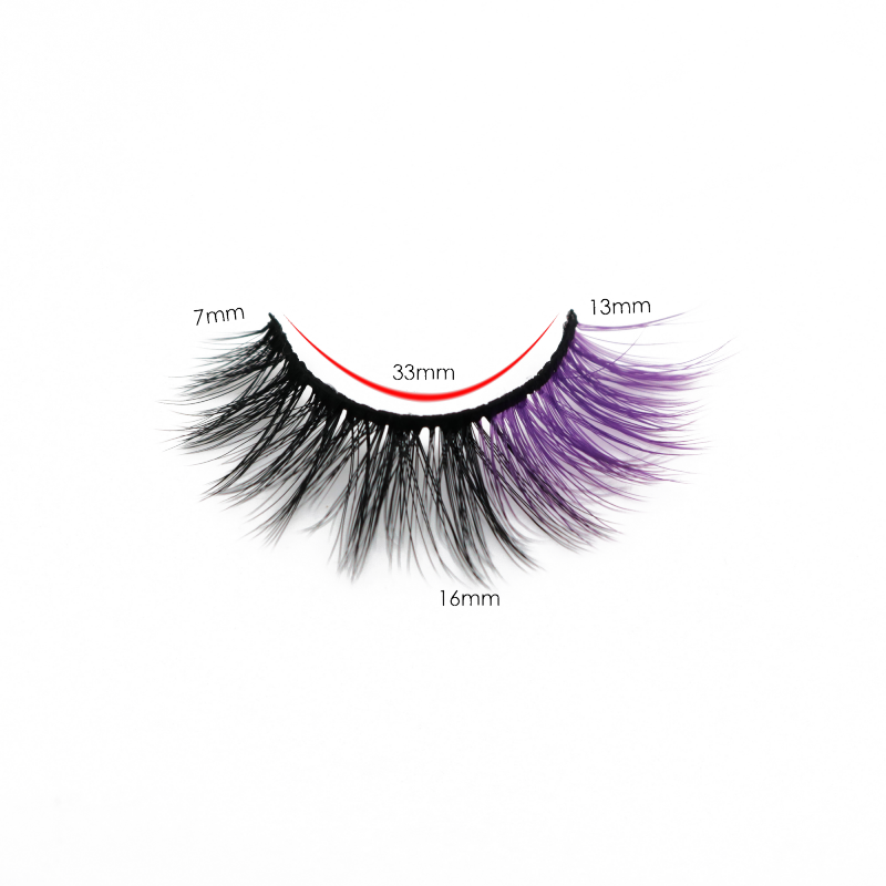 Colorful eyelashes