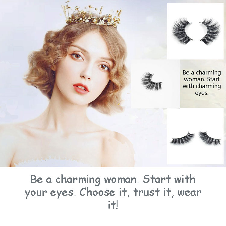 High quality 3D Mink eyelashes-LD002