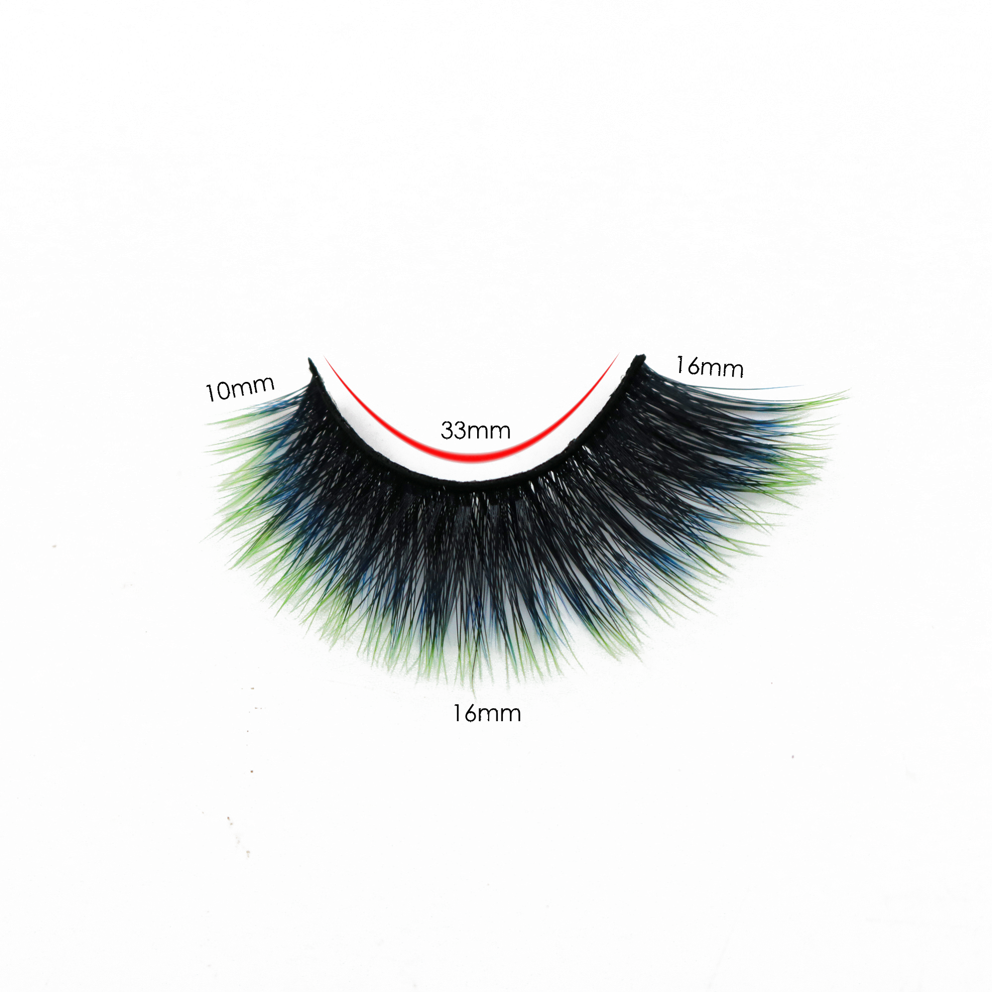 Colorful eyelashes