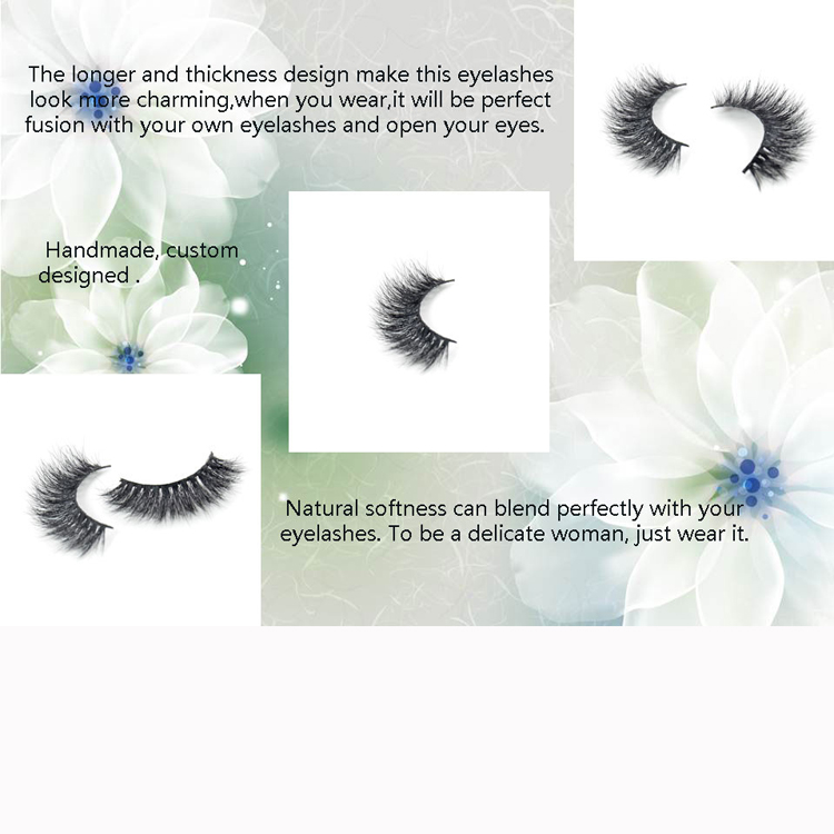 High quality 3D Mink eyelashes-LD004