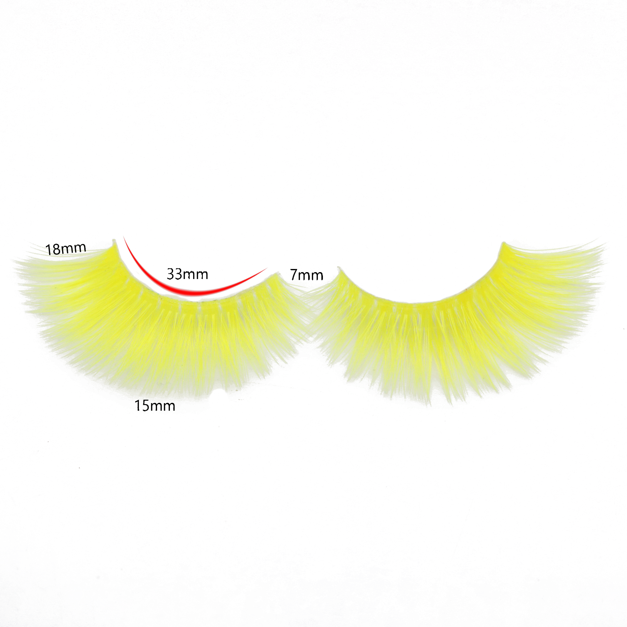 Colorful eyelashes