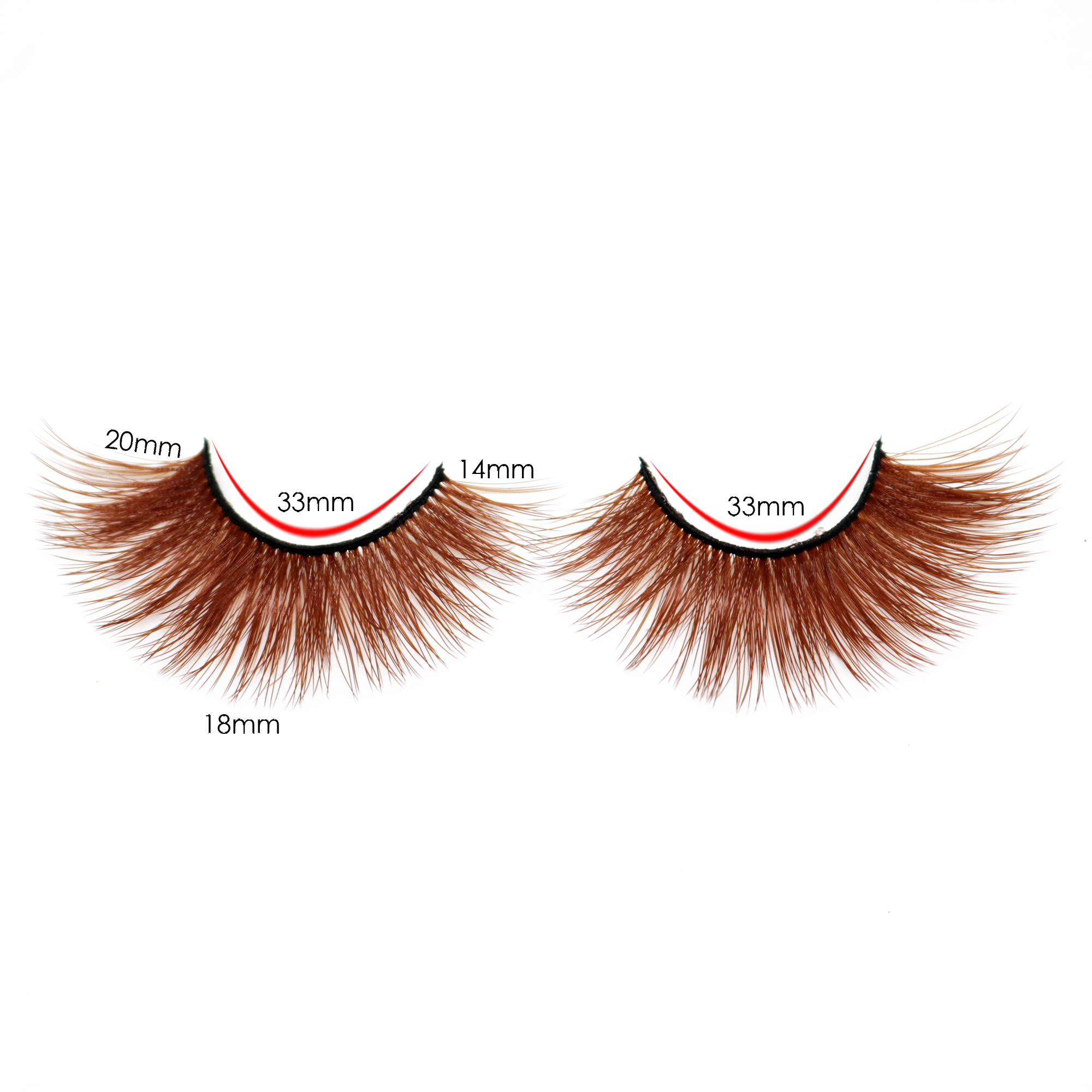 Colorful eyelashes