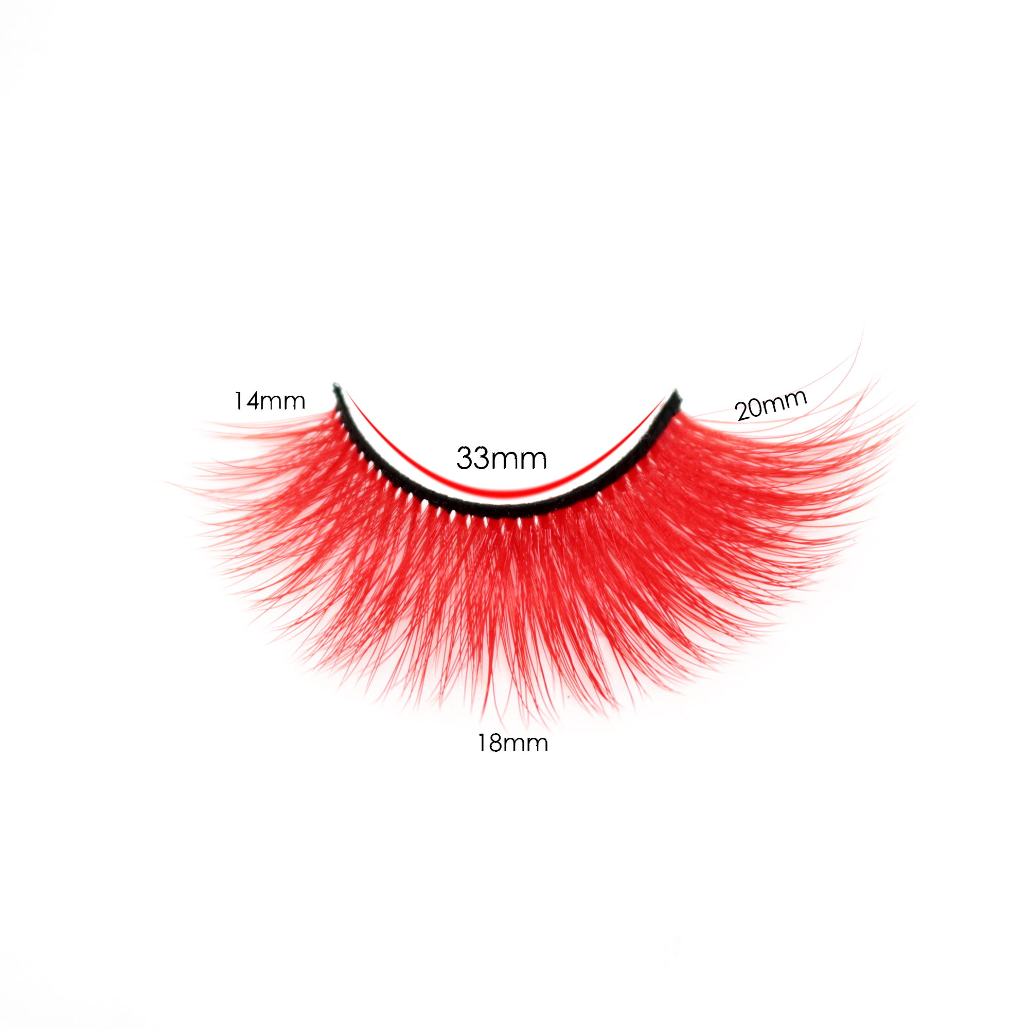 Colorful eyelashes
