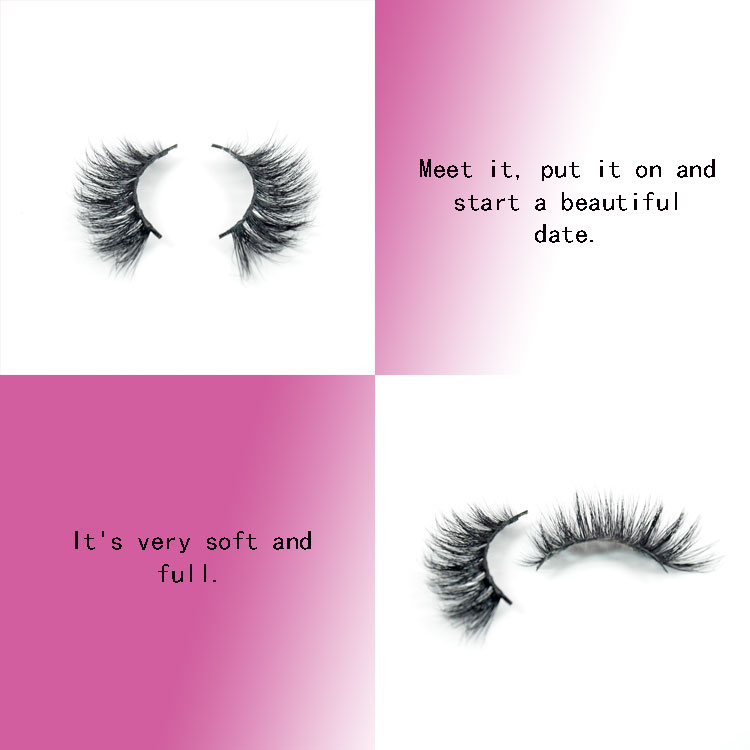 High quality 3D Mink eyelashes-LD010