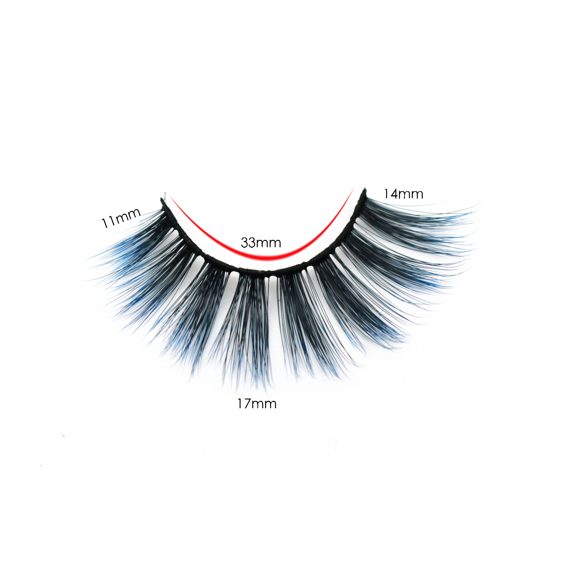 Colorful eyelashes
