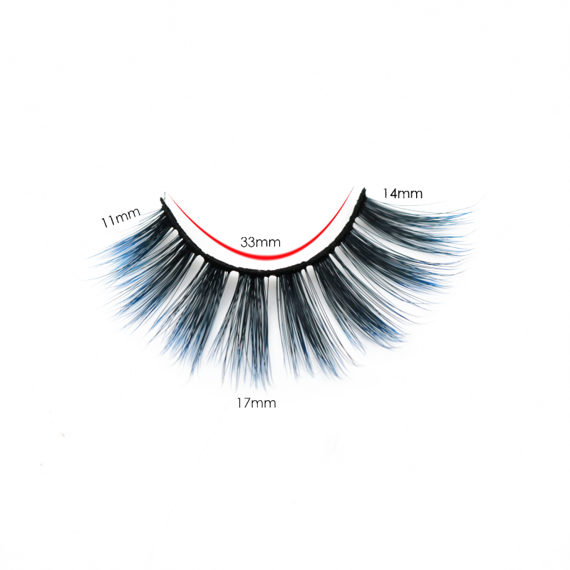 Colorful eyelashes