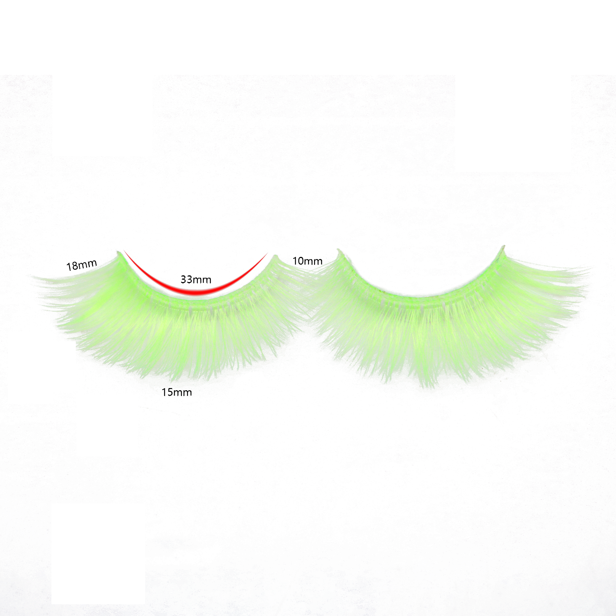 Colorful eyelashes