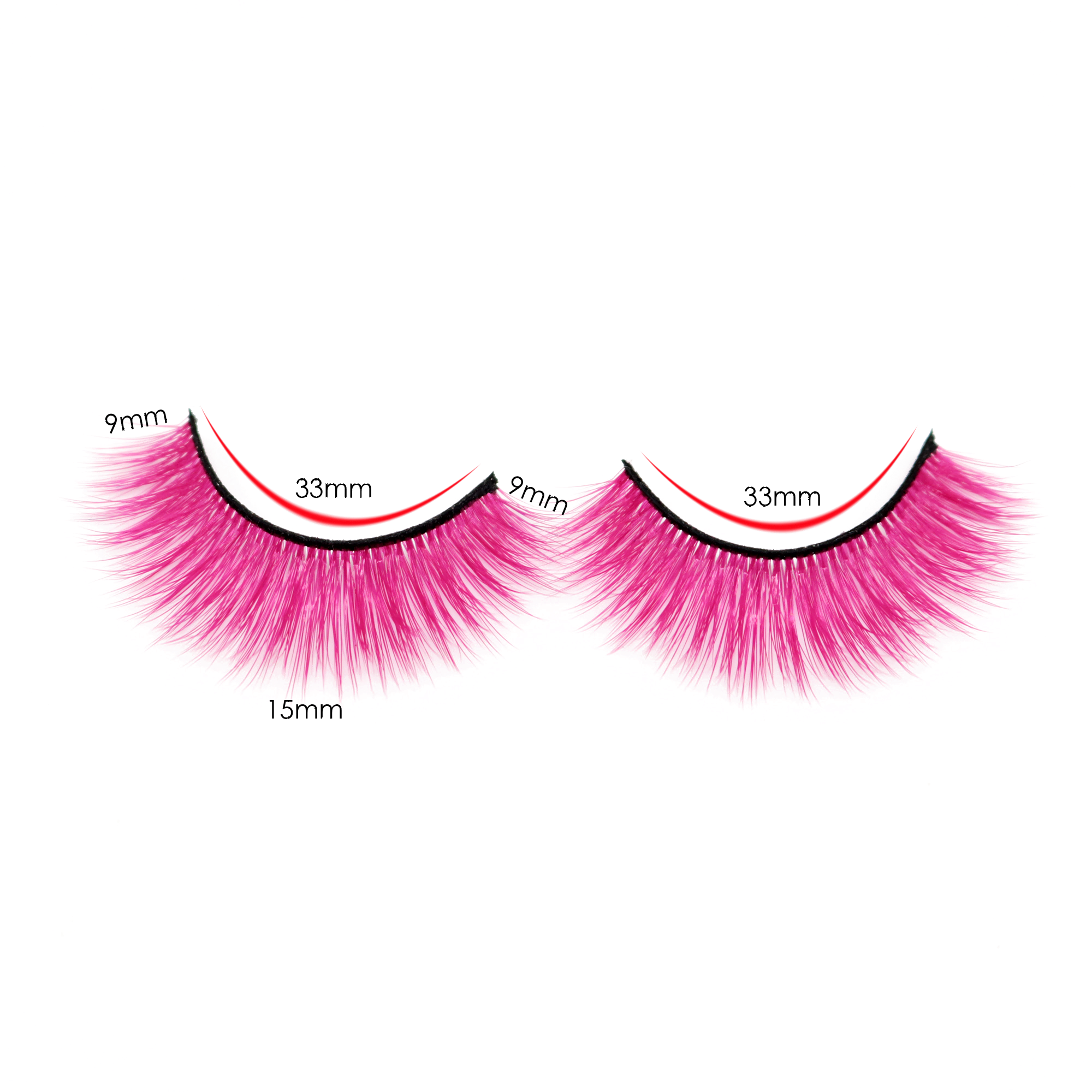 Colorful eyelashes