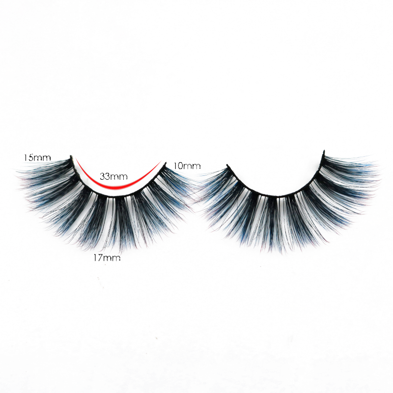 Colorful eyelashes
