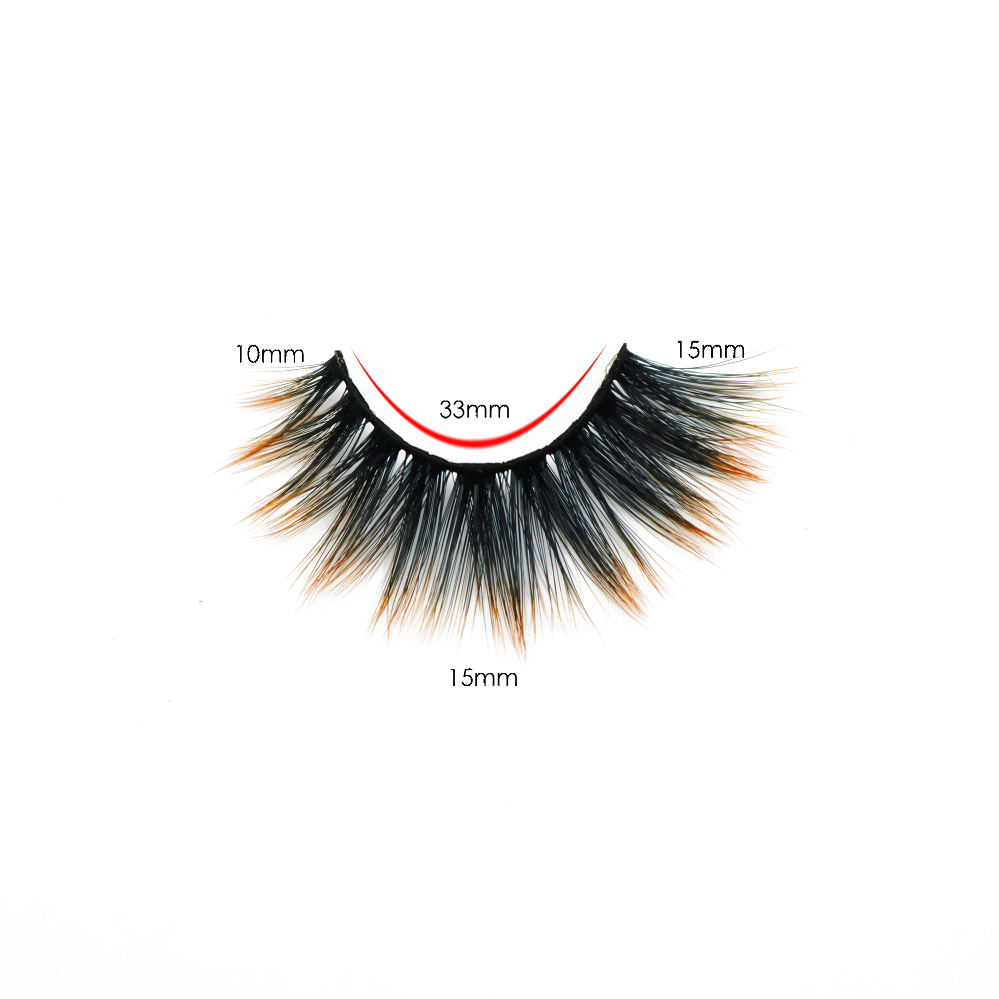 Colorful eyelashes