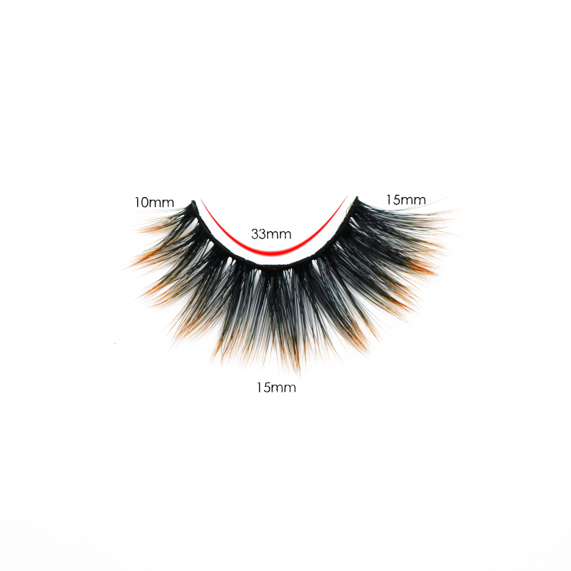 Colorful eyelashes