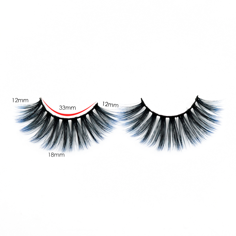 Colorful eyelashes