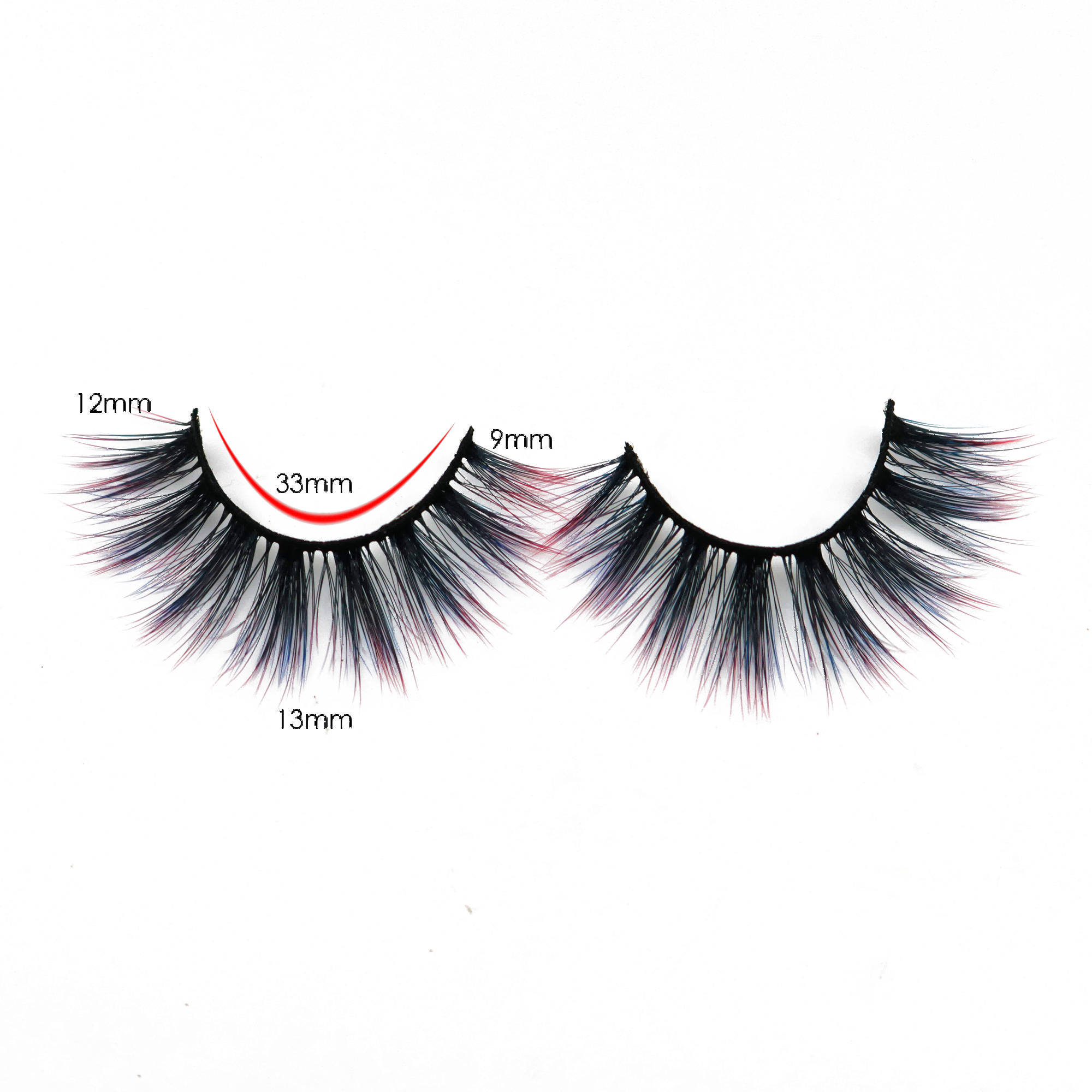 Colorful eyelashes