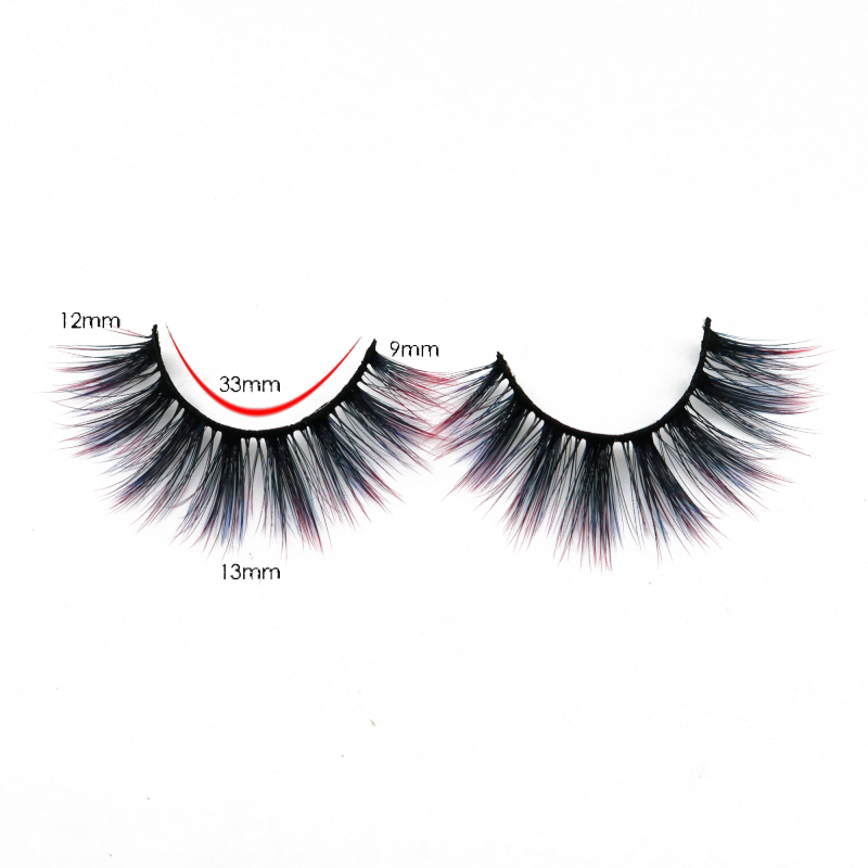 Colorful eyelashes