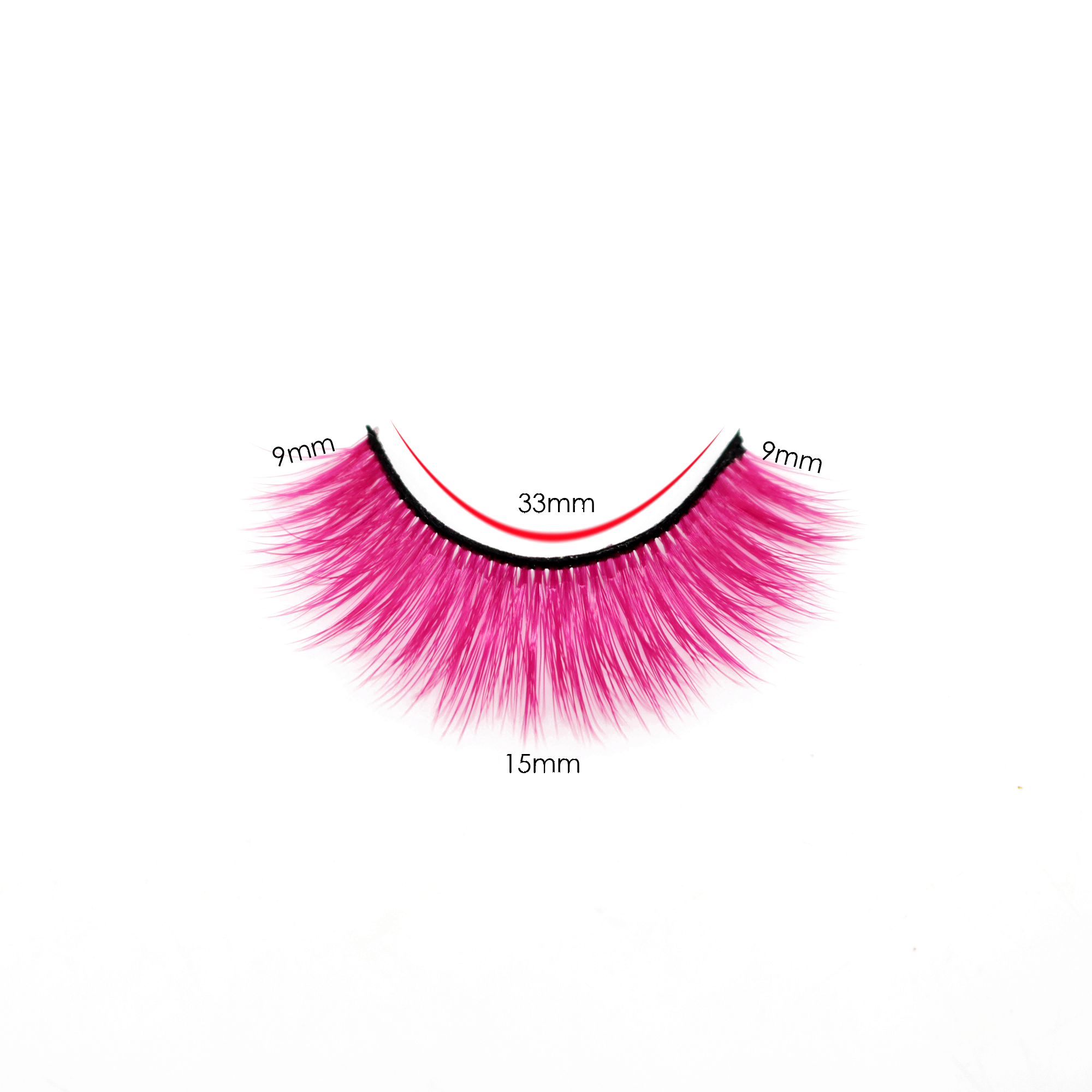 Colorful eyelashes