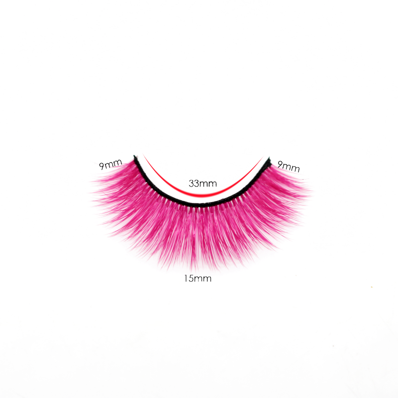 Colorful eyelashes