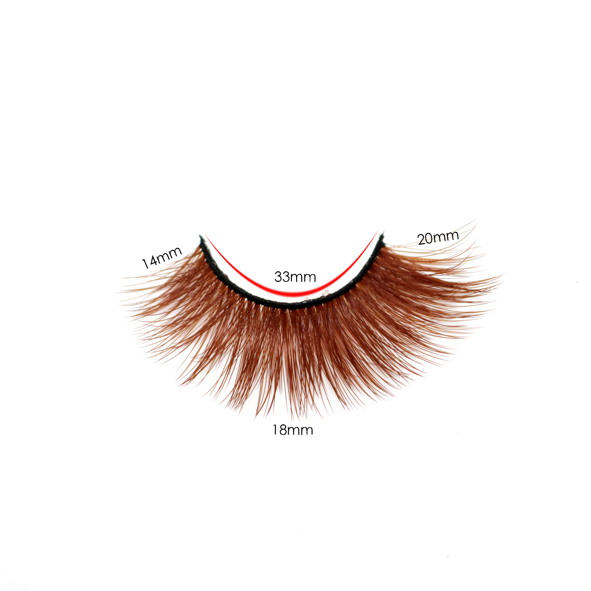 Colorful eyelashes