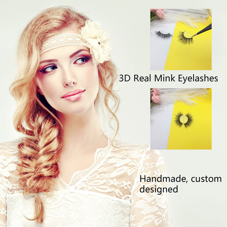 High quality 3D Mink eyelashes-LD003