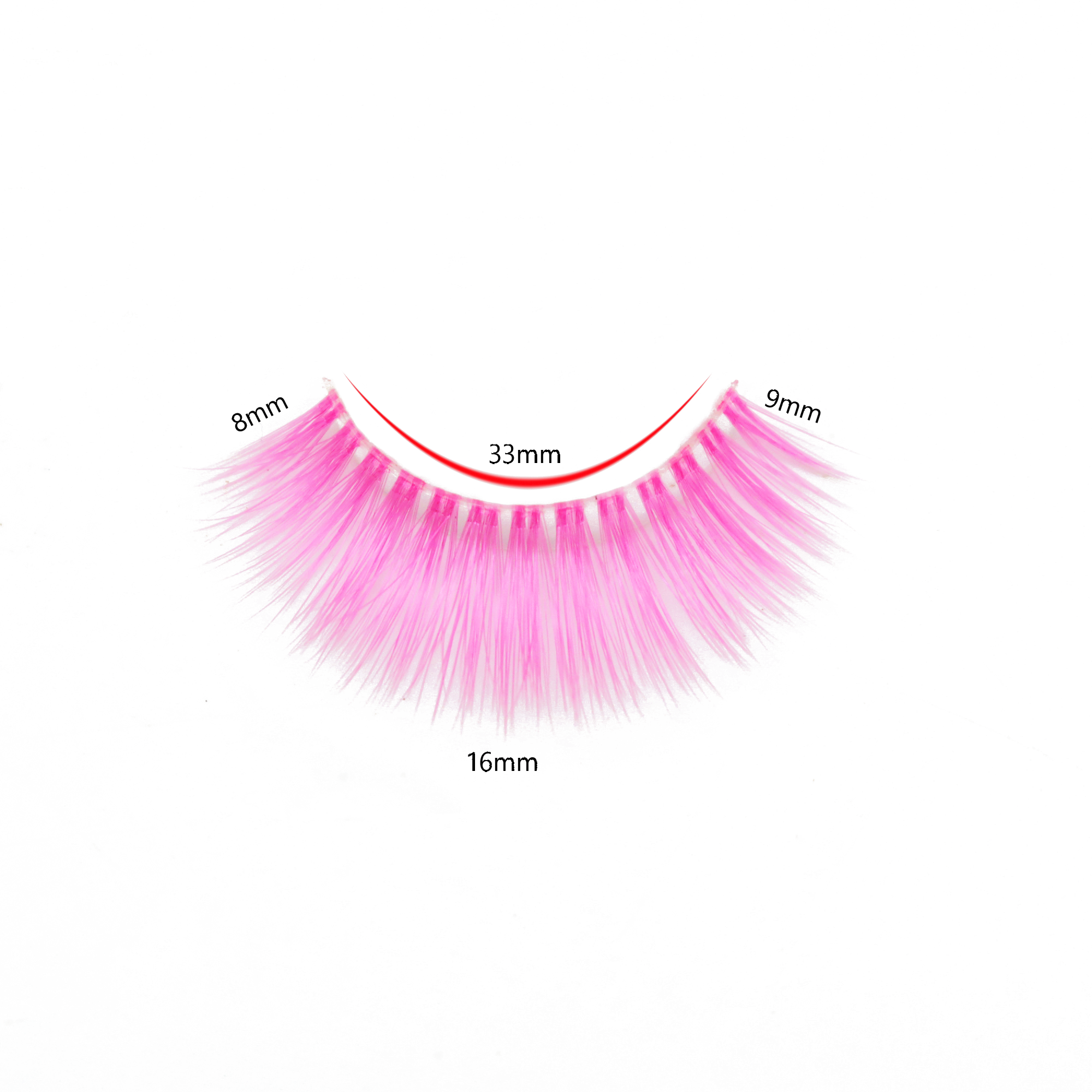 Colorful eyelashes